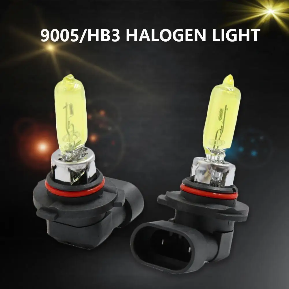 1 шт 12В 55 Вт 3000K желтый фар автомобиля H1 H3 H4 H11 9006 HB4 9005 HB3