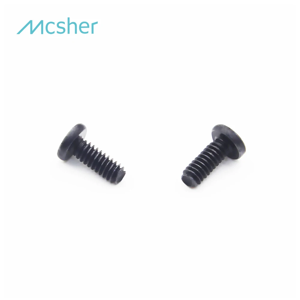 

50pcs M2 x 5mm Laptop Notebook Screw Phillips Flat Wafer Head Black Zinc
