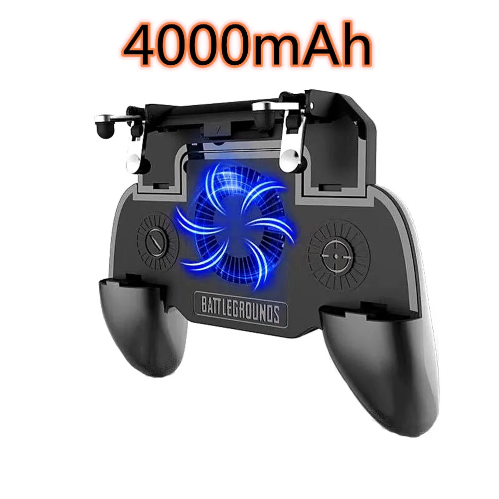 4000mAh 3 в 1 2000/4000 мАч геймпад SR2 5 поколения мобильный пубг контроллер шутер триггер Вентилятор охлаждения Мобильная мощная игровая ручка - Цвет: 4000mAh