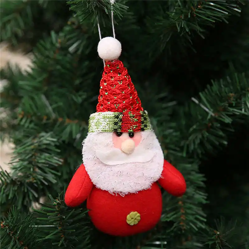 Рождественские украшения подарок Санта Клаус Снеговик Дерево Игрушка Кукла