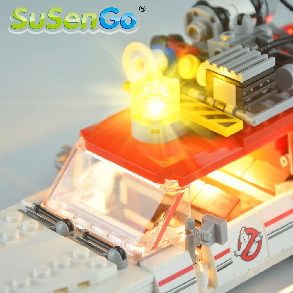 SuSenGo светодиодный светильник комплект для 75828 Ecto 1 & 2 Ghostbusters совместим с