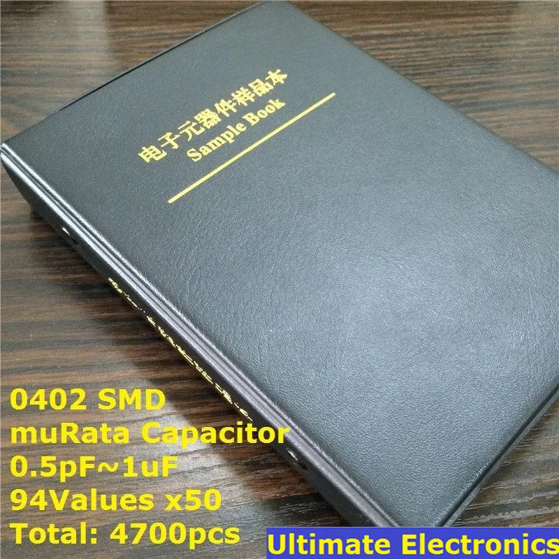 0402 Япония Мурата SMD конденсатор книга образцов Ассорти набор 94valuesx50шт = 4700 шт (от 0 5