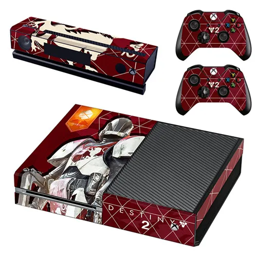 Игра Destiny 2 наклейка на кожу для Microsoft Xbox One консоли и 2 контроллера для Xbox One Skins стикер s винил - Цвет: GSTM1298