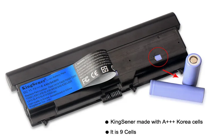 KingSener 10,8 V 5200mAh лаптоп с Батарея для lenovo ThinkPad T430 T430I L430 T530 T530I L530 W530 45N1005 45N1004 45N1001 45N1000