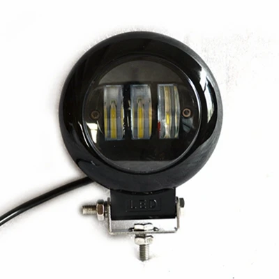 1pcs Black Round Yait 1 шт. светодиодный светильник для внедорожников 4," 30 Вт 12 в 24 В внедорожник 4x4 противотуманный светильник внедорожный светильник s лодка водительский светильник s водонепроницаемый IP67 - Цвет: 1pcs Black Round