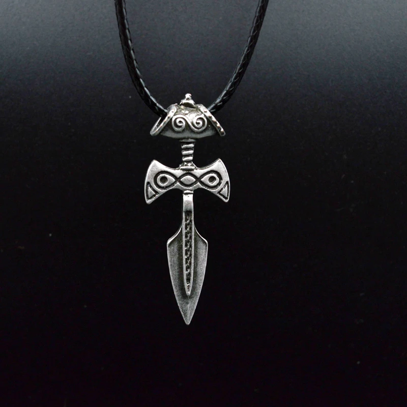 Подвеска меч из серебра в античном стиле XL46 1 шт.|elder scrolls|sword pendantnecklace necklace |