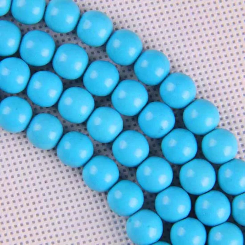 8MM Howlite Round Loose Beads Strand 16 Inch Jewelry For Gift Making C007 | Украшения и аксессуары