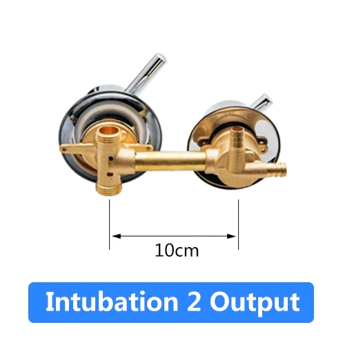 2way10cm-intubation 2/3/4/5 способ 10/12,5/14,5 см душевой переключатель Управление латунь душевой смеситель аксессуары для душевой кабины душевая Vave переключателем - Цвет: 2way10cm-intubation