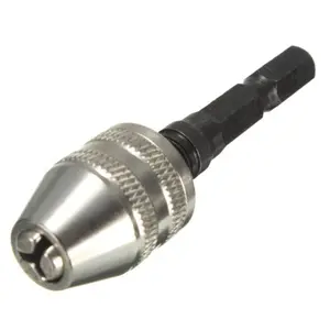 LIXF горячее серебро + черный 6 мм без ключа сверло патрон быстрое изменение адаптер конвертер шестигранный хвостовик