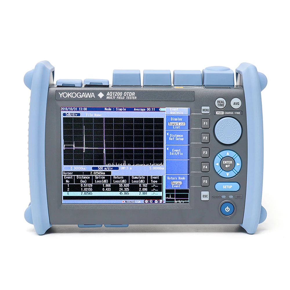 Одномодовый OTDR YOKOGAWA AQ1200A рефлектометр SM 1310 нм 34/32 дБ английский язык | Мобильные