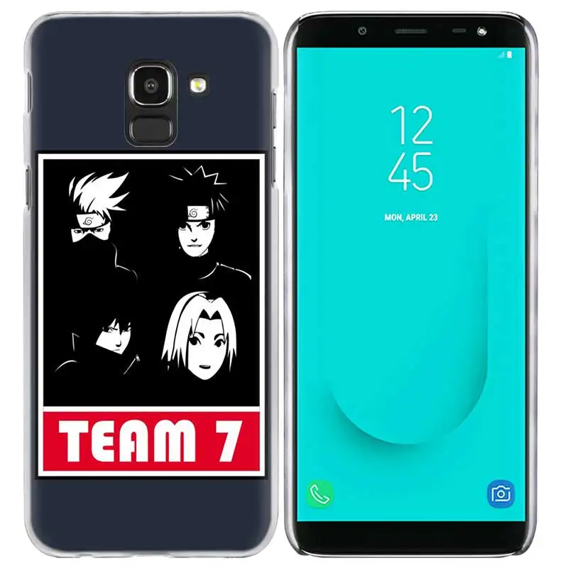 Героя аниме «Наруто Аниме Черный Жесткий ПК чехол КРЫШКА ДЛЯ samsung Galaxy J7 J5 J8 J6 J4 J3 J2 Plus Prime J8+ J6+ J4+ Fundas Coque