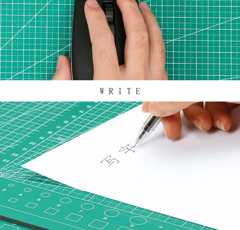 A3 ПВХ коврик для резки Ткань Кожа Бумага Ремесло A4 лоскутное DIY инструменты ручной резки коврики доска Двусторонняя самовосhealing вающаяся