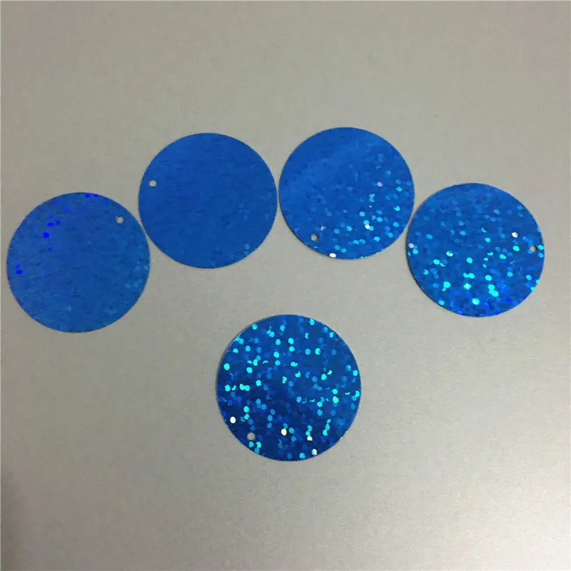 200 шт. большие круглые лазерные/Голографические блестки 9 цветов 30 мм ПВХ плоские