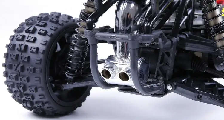 HPI kingмотор Rovan Bajer SS 5T 5B T1000 газовый багги задний глушитель труба медведя для HSP Redcat
