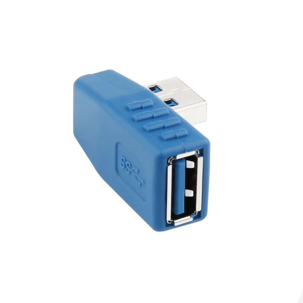 10 шт./лот 90 градусов вертикальный левый правый вниз Угловой USB 3 0 штекер гнездо M/F