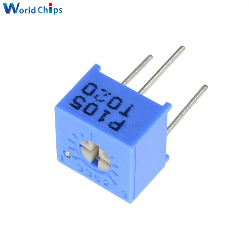 10 шт. 3362P 101 102 103 104 105 201 202 203 204 501 502 503 504 Trimpo подстроечный потенциометр 3362 500R 1 K, 2K 5K 10K 20K 50K 100K