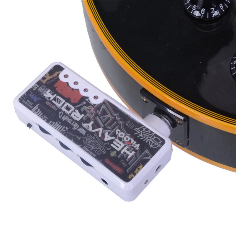 Portable Guitar AMP Plug In Amplifier USB Rechargeable-Heavy Rock Effect | Спорт и развлечения