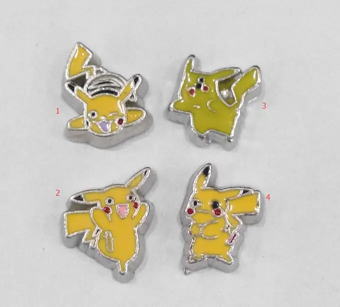 Новые стили 10 шт мультфильм плавающий медальон амулеты подходят для жизни памяти