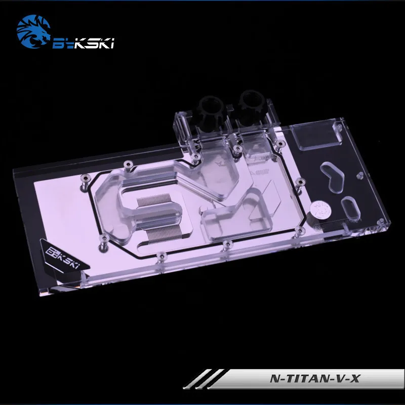 Bykski полная бухта GPU водный блок для VGA NVIDIA TITAN V публичная версия видеокарта N