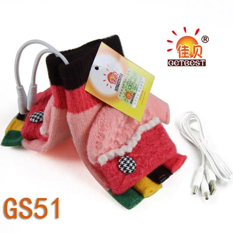 Зимние теплые двухсторонние перчатки с подогревом usb разъемом очень тянущиеся