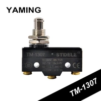 limit fretting switch tm 1307 can replace lxw5 11m micro stroke switch silver contact 1no1nc black 380v 15a
