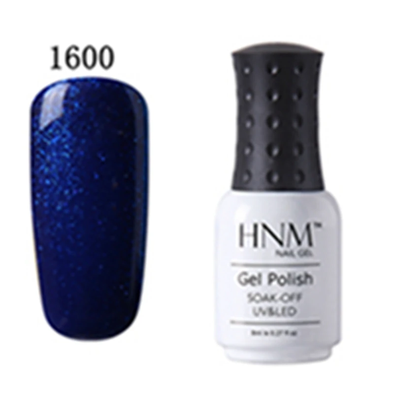 1600 HNM, 8 мл, Гель-лак для ногтей, впитывающий Гель-лак Vernis, Полупостоянный УФ-гель для ногтей, красный, синий цвет, грунтовка для ногтей - Цвет: 1600