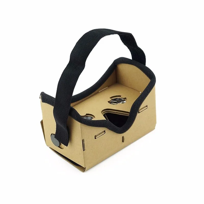 UiRiQi картонные VR Очки виртуальной реальности коробка для iphone 3.5-5.5 дюймовые смартфоны 3D очки фильмы гарнитура «сделай сам» VR коробка