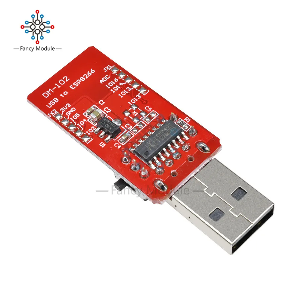 CH340 USB для ESP8266 ESP 07 беспроводной Wifi модуль разработчика Wi Fi Встроенная антенна TTL