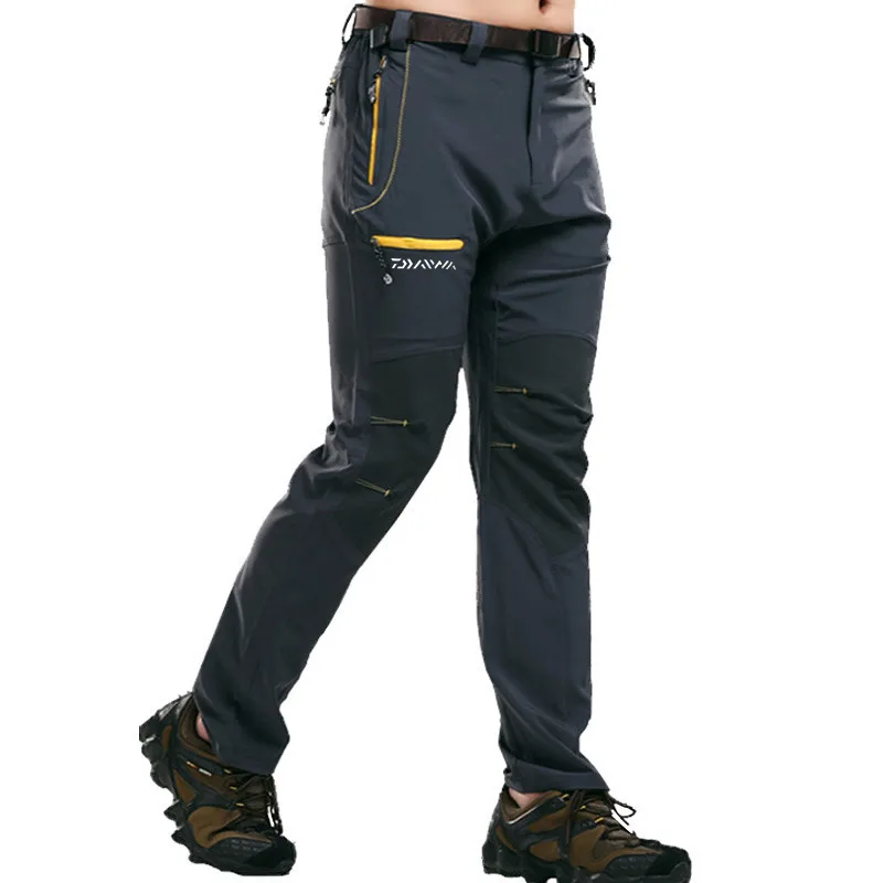 Новые Брендовые мужские Походные штаны, дышащие уличные штаны DAIWA для рыбалки, мужские быстросохнущие спортивные брюки для кемпинга и велос... от AliExpress WW