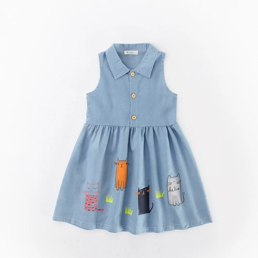 Новинка 2017 года стильное платье Летнее с цветочной расцветкой хлопок рукава