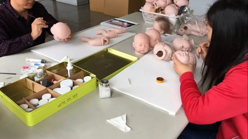 Ручная работа, Высококачественная Реалистичная кукла bebe, кукла реборн для новорожденных, детальная краска для младенцев Genesis, набор тепловых красок, настоящая кукла