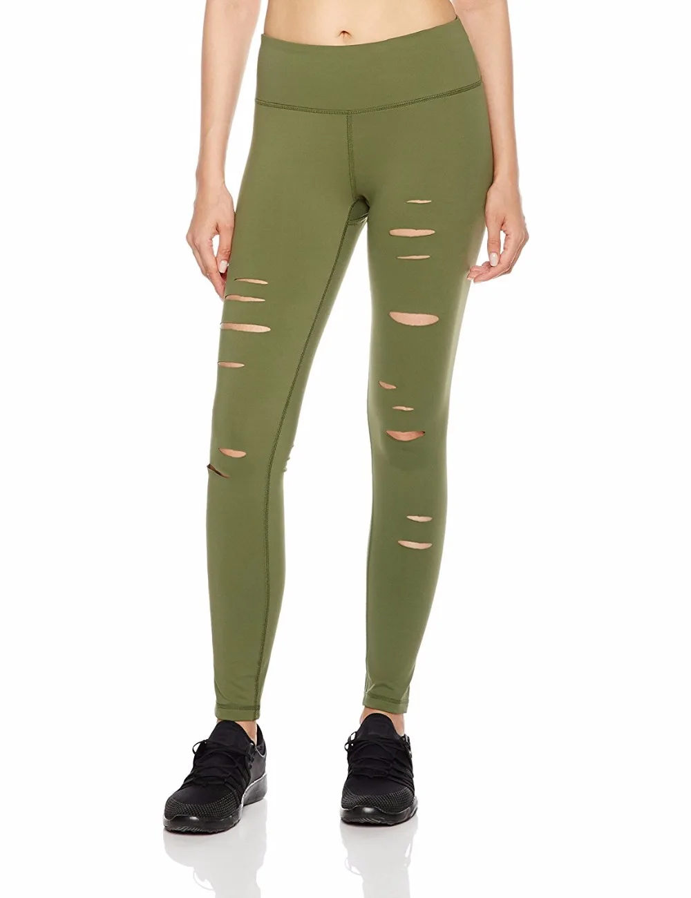 Особая магия Для Женщин Йога запущен брюки Высокая Талия Леггинсы пластика