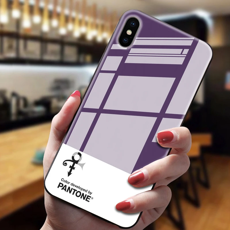 18 Pantone цветной чехол из закаленного стекла для телефона для iphone 5 6 7 8 6s 6s plus 7plus 8plus x xr xs xsmax - Цвет: 18