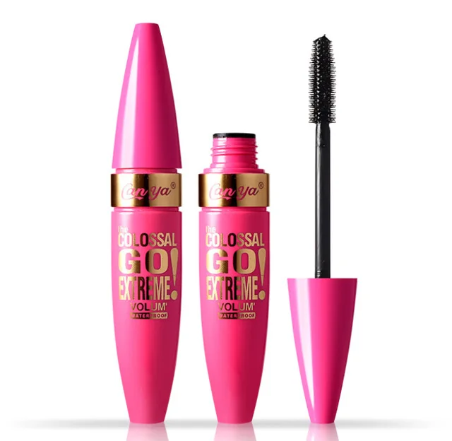 6009 pink Pudaier Водостойкая тушь для ресниц, 4d шелковое волокно, тушь для ресниц, удлиняющая длинные ресницы, объем для глаз, Косметика для макияжа - Цвет: 6009 pink