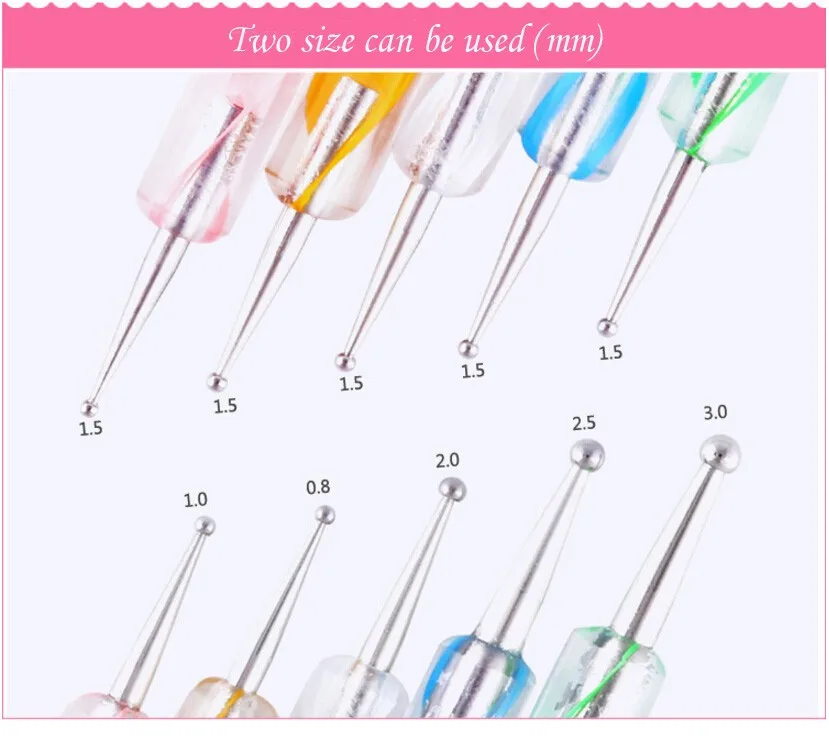 5 шт. УФ Гель лак для ногтей|nail picker|nail art dotting toolnail |