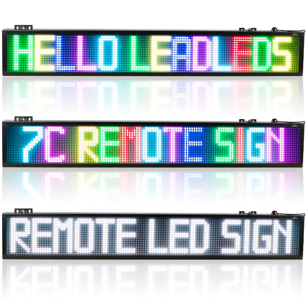40 дюймовые полноцветные СВЕТОДИОДНЫЕ вывески RGB SMD с Wi Fi 7 цветов доска для