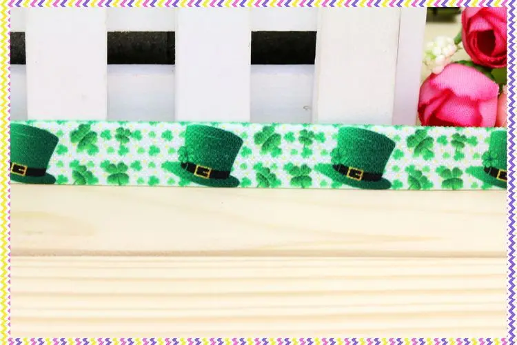 Повязка на голову с принтом Святого Патрика 5/8 дюйма | Дом и сад