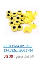 ISO11784/85 FDX-B 134,2 Khz EM ID Card 125Khz Rfid считыватель бирок для животных