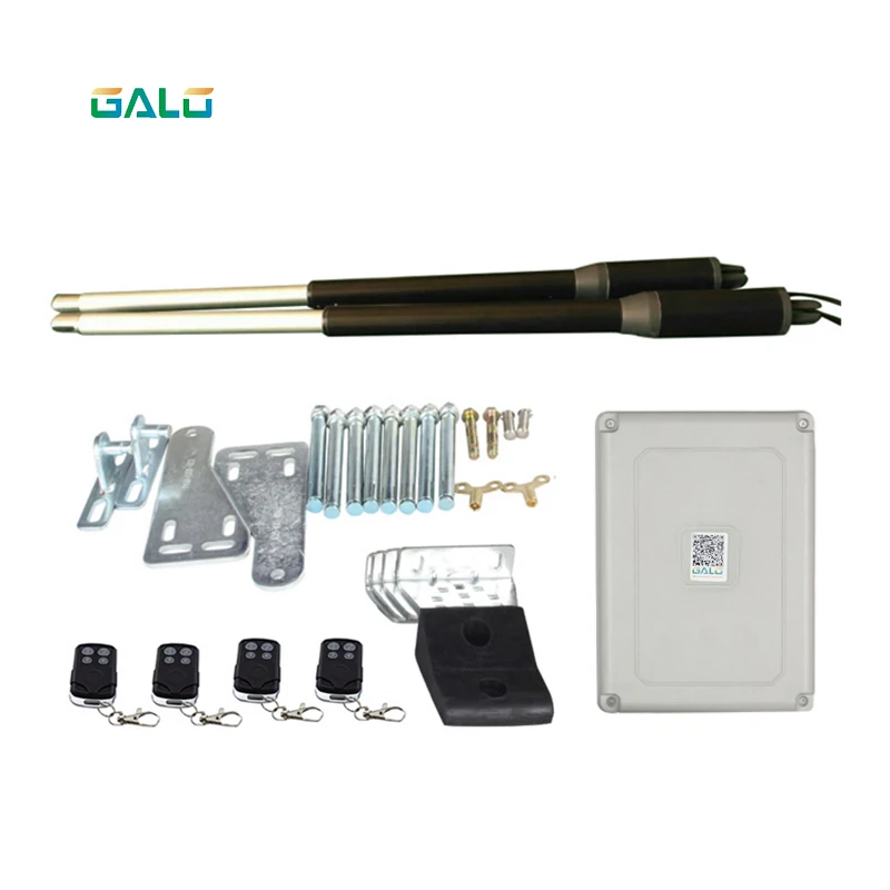 set 2 GALO 200kgs двигателя Системы автоматические двери AC220V/AC110V качели драйвером привод идеальный костюм ворота для бутылок Открыватель GSM-ворот - Цвет: set 2