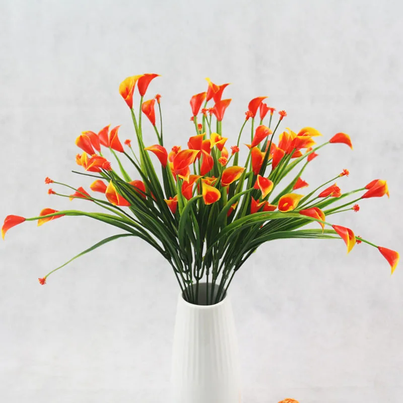 Новинка красивое 25 головок/кучка мини-растений водное искусственная Калла