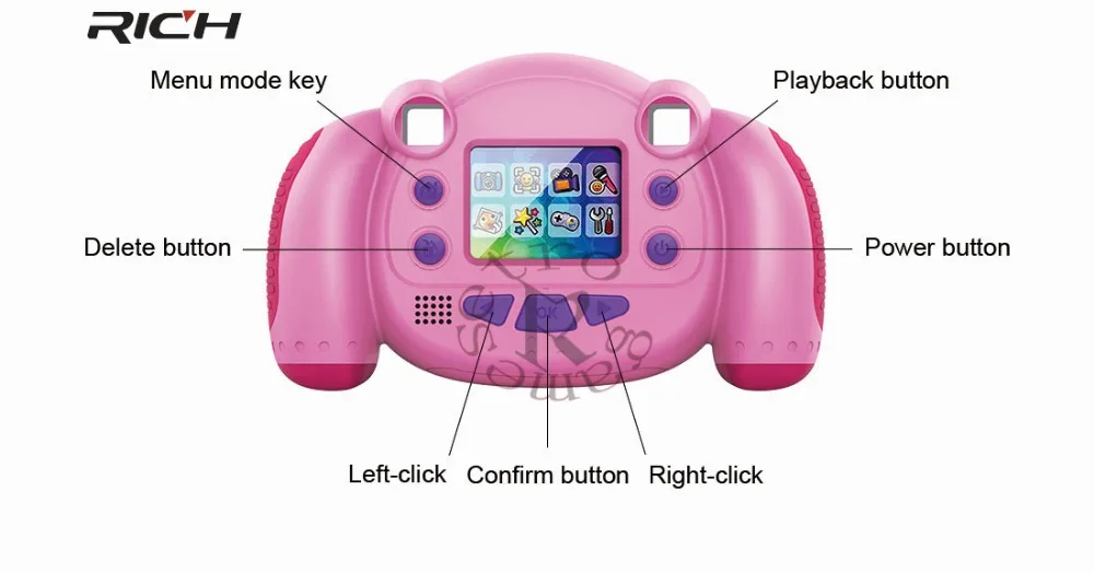 Детская камера игрушечная развивающие игрушки мини 1080P HD Цифровая детская