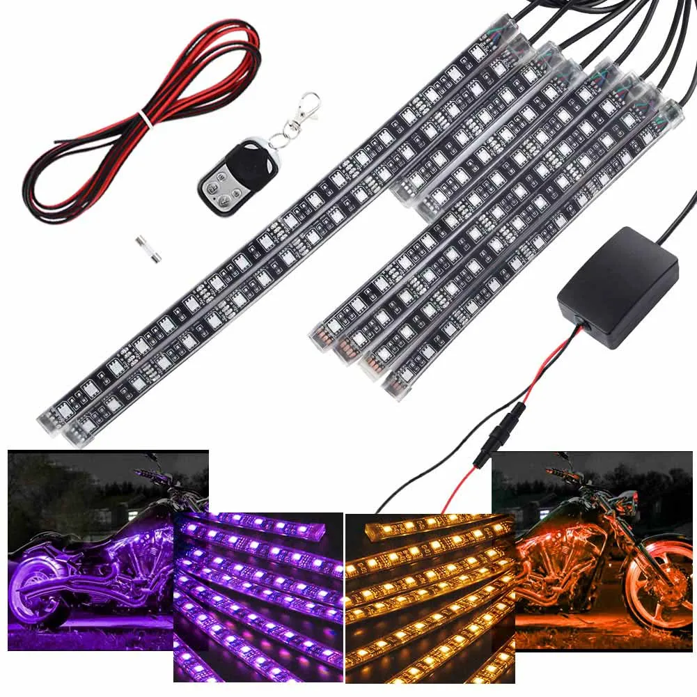 Автомобильная светодиодная ленсветильник RGB 6 шт. s 72LED декоративные атмосферные