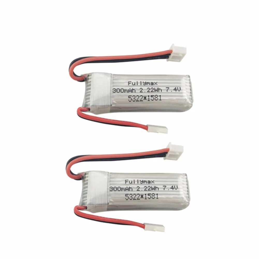 2 шт. 7 4 в 300 мАч литиевая батарея для WLToys F959 XK DHC A600 A700 A800 A430 удаленный планер