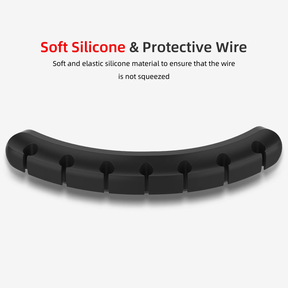 USB Cable Holder Silicone Organizer Flexible Winder Management Clips For Mouse Keyboard Earphone Headset | Электроника
