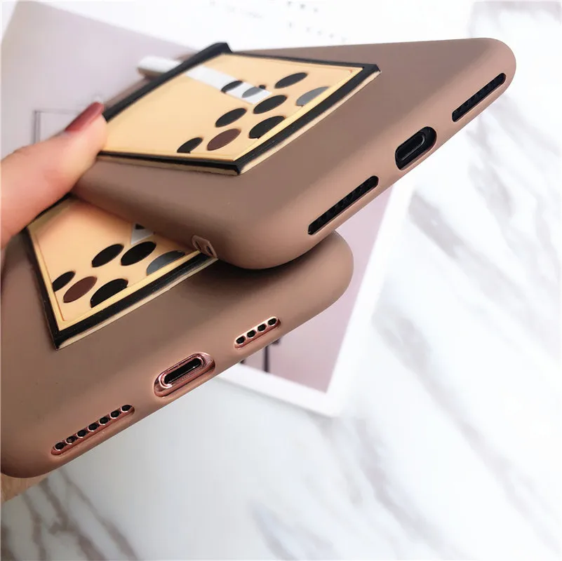 Для Apple iPhone 7 Plus X XR XS Max чехол Забавный молочный шарик чайный напиток бутылка