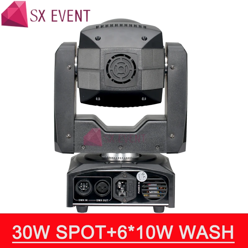 10 шт./лот 30 Вт Светодиодный светильник с подвижной головкой сценический Декор RGBW