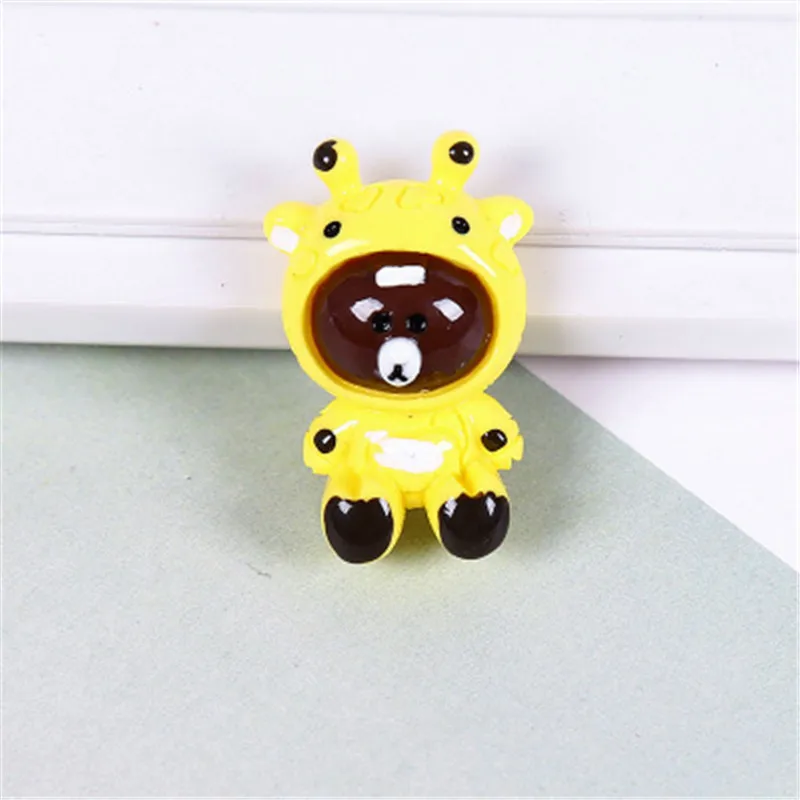 1 шт. милый медведь куклы наполнитель для ясной/пушистая клейкая масса модель