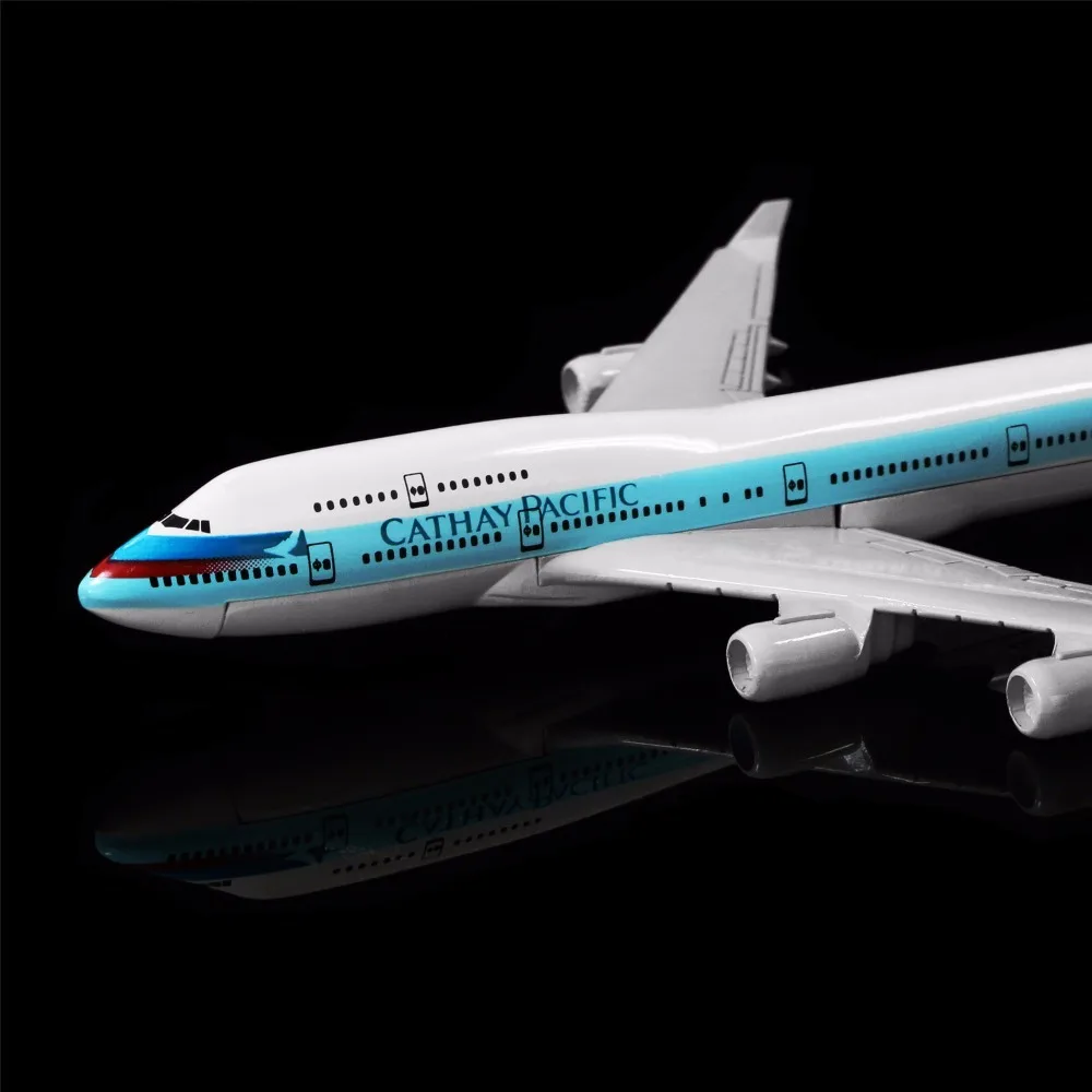 1:400 16 см CATHAY Airways Boeing 747 металлическая модель самолета офисное украшение игрушка в