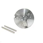 Зажим Z011 с тремя кулачками, 2 дюйма, 45 мм, 1,8  56 мм12  65 мм, для мини-токарного станка, с двумя стопорными стержнями, с резьбой m12x1 мм