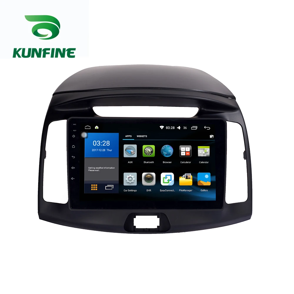 Автомобильный радиоприемник для Hyundai Elantra 2011-16 Восьмиядерный Android 10. DVD-плеер с